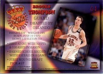 1994 Pacific Prisms #61 Brooks Thompson Back