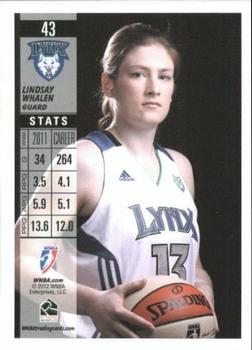 2012 Rittenhouse WNBA #43 Lindsay Whalen Back