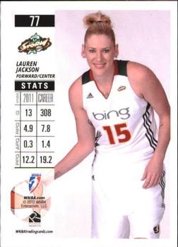 2012 Rittenhouse WNBA #77 Lauren Jackson Back