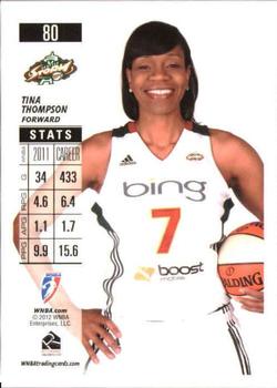 2012 Rittenhouse WNBA #80 Tina Thompson Back