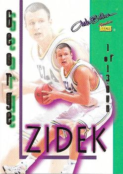 1995 Signature Rookies Autobilia #22 George Zidek Front