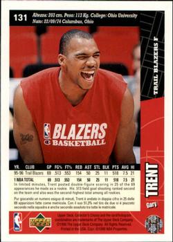 1996-97 Collector's Choice Italian #131 Gary Trent  Back