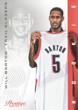 2012-13 Panini Prestige #240 Will Barton Front