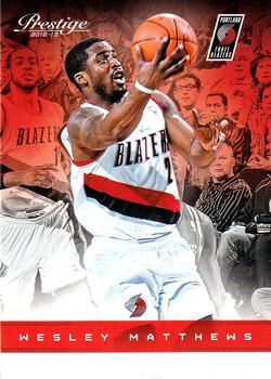 2012-13 Panini Prestige #98 Wesley Matthews Front