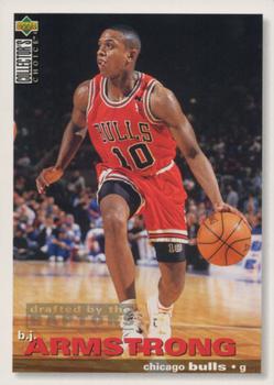 1995-96 Collector's Choice German I #19 B.J. Armstrong Front