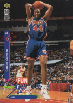 1995-96 Collector's Choice German I #182 Derrick Coleman Front