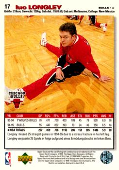 1995-96 Collector's Choice Italian II #17 Luc Longley Back