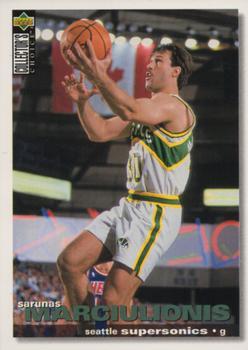 1995-96 Collector's Choice Japanese #150 Sarunas Marciulionis Front