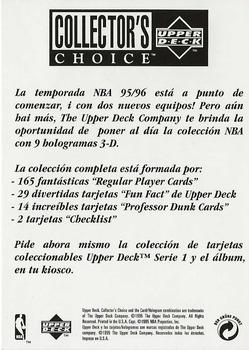 1995-96 Collector's Choice Spanish I #NNO Series 1 Promo Card Back