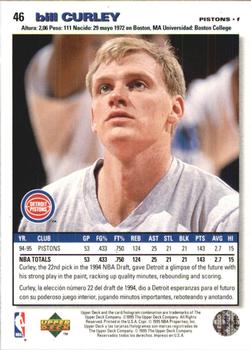 1995-96 Collector's Choice Spanish I #46 Bill Curley Back