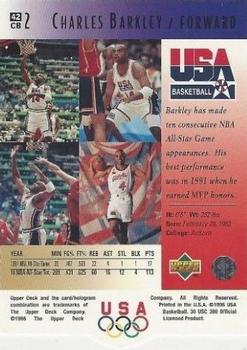 1996 Upper Deck USA - USAB Update Exchange #42 Charles Barkley Back