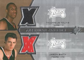 2007-08 SPx - Freshman Orientation Tandems #F2-YS Thaddeus Young / Jason Smith Front