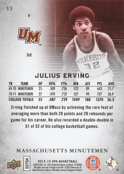 2012-13 SP Authentic #13 Julius Erving Back