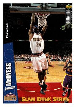 1996 Upper Deck Slam Dunk Series #10 Antonio McDyess Front