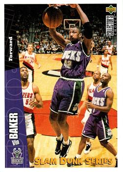 1996 Upper Deck Slam Dunk Series #20 Vin Baker Front