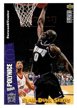 1996 Upper Deck Slam Dunk Series #30 Olden Polynice Front