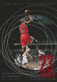 1996 Upper Deck 23 Nights: The Jordan Experience 3x5 #7 Michael Jordan Front