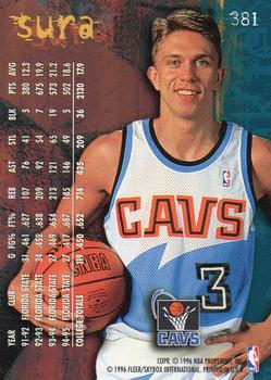 1995-96 Fleer European #381 Bob Sura Back