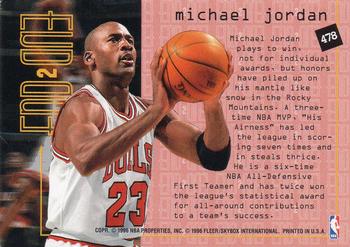 1995-96 Fleer European #478 Michael Jordan Back
