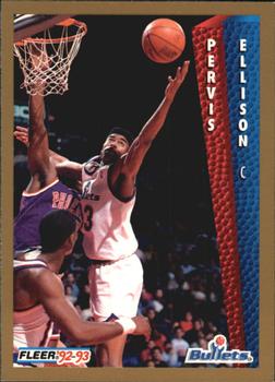 1992-93 Fleer Tony's Pizza #NNO Pervis Ellison Front