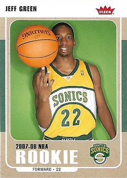 2007-08 Fleer #214 Jeff Green Front