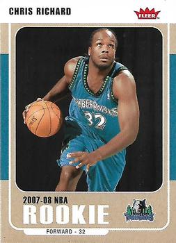 2007-08 Fleer #235 Chris Richard Front