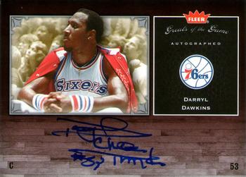 2005-06 Fleer Greats of the Game - Autographs #GG-DD Darryl Dawkins Front