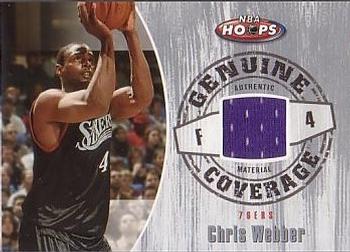 2005-06 Hoops - Genuine Coverage #GC-CW Chris Webber Front