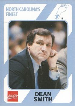 1989 Collegiate Collection North Carolina's Finest #2 Dean Smith Front