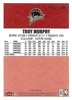 2006-07 Fleer - 1986-87 20th Anniversary #85 Troy Murphy Back