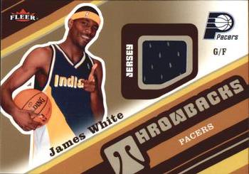 2006-07 Fleer - Throwbacks #T-JW James White Front