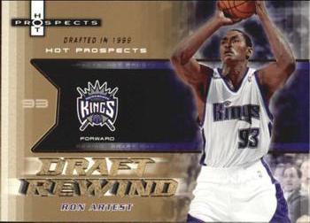 2006-07 Fleer Hot Prospects - Draft Rewind #DR-RA Ron Artest Front