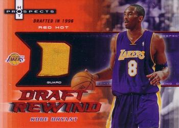 2006-07 Fleer Hot Prospects - Red Hot Draft Rewind Memorabilia #DR-BR Kobe Bryant Front