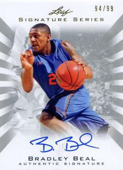 2012-13 Leaf Signature Series - Silver #BA-BB1 Bradley Beal Front
