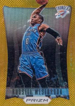 2012-13 Panini Prizm - Prizms Gold #47 Russell Westbrook Front