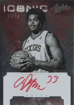 2012-13 Panini Absolute - Iconic Autographs #37 Andrew Bynum Front