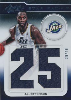 2012-13 Panini Absolute - Star Gazing Jersey Number Materials #18 Al Jefferson Front