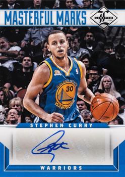 2012-13 Panini Limited - Masterful Marks Signatures #18 Stephen Curry Front