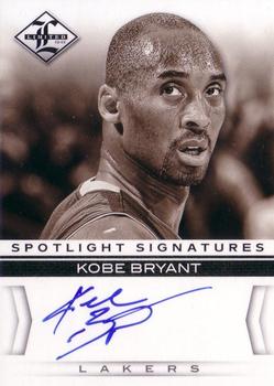 2012-13 Panini Limited - Spotlight Signatures #4 Kobe Bryant Front
