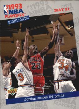 1998 Upper Deck Michael Jordan Career Collection #52 Michael Jordan/MJ Retro 93-94 UD Front