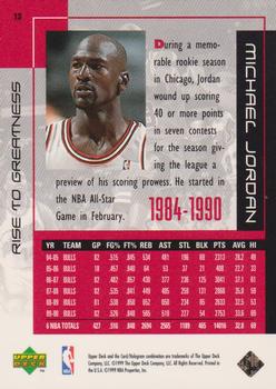 1999 Upper Deck Michael Jordan Career Collection #13 Michael Jordan Back