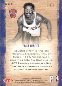 2007-08 Fleer Hot Prospects - Supreme Court #SC-11 Walt Frazier Back