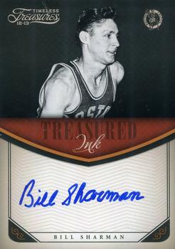 2012-13 Panini Timeless Treasures - Treasured Ink #20 Bill Sharman Front