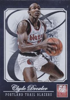 2012-13 Panini Elite #186 Clyde Drexler Front