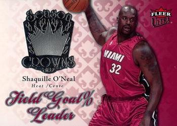 2007-08 Ultra - Season Crowns #SC-4 Shaquille O'Neal Front