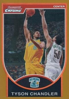 2007-08 Bowman - Chrome Gold Refractor #27 Tyson Chandler Front