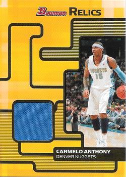 2007-08 Bowman - Relics #BR-CA Carmelo Anthony Front