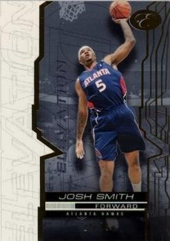 2007-08 Bowman Elevation - Blue #25 Josh Smith Front