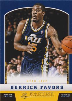 2012-13 Panini - Gold Knight #48 Derrick Favors Front