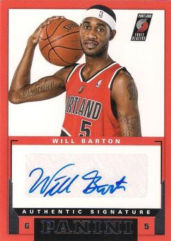 2012-13 Panini - Rookie Signatures #48 Will Barton Front